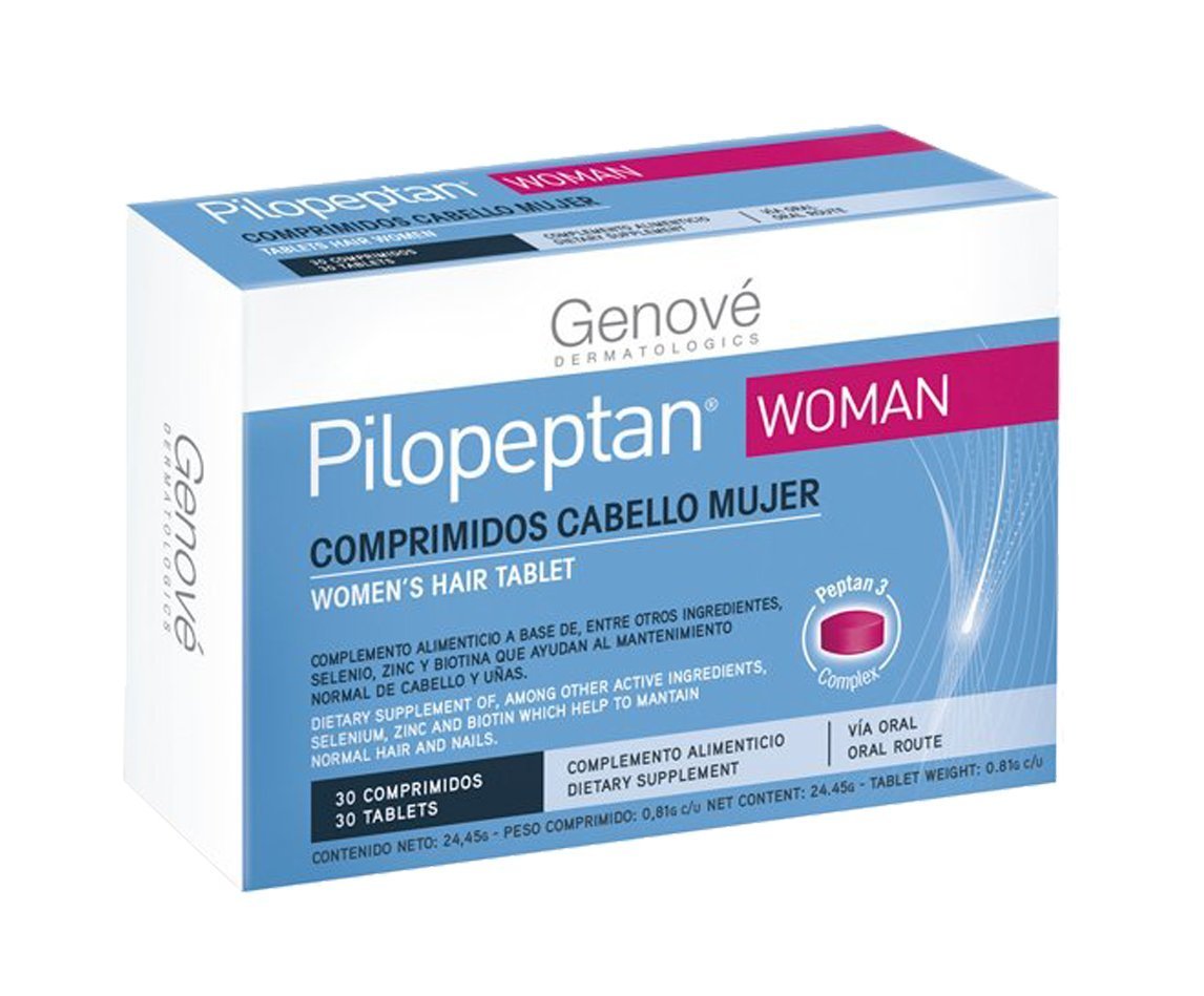 PILOPEPTAN WOMAN 30 COMPRIMI / VITAMINAS DEL GRUPO B: B1, B2, B3, B5 ...